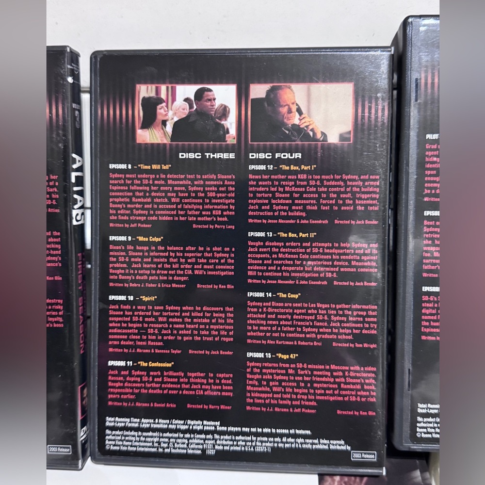 π΅οΈββοΈπ Alias: The Complete First Season DVD Box Set (6-Disc Collection) ππ΅οΈβ - Picture 13 of 16